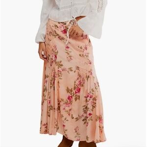 Free People Floral Pink Women's Skirt